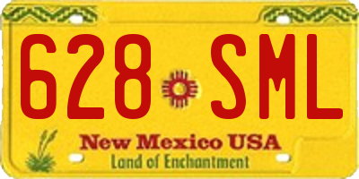NM license plate 628SML