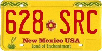 NM license plate 628SRC