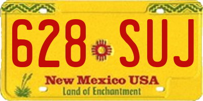 NM license plate 628SUJ