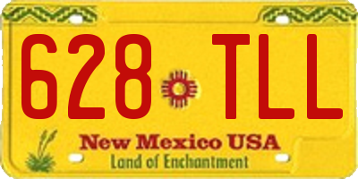 NM license plate 628TLL
