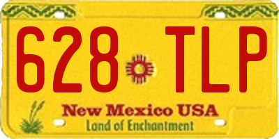 NM license plate 628TLP