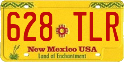 NM license plate 628TLR