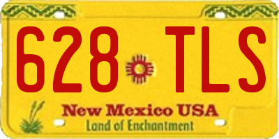 NM license plate 628TLS