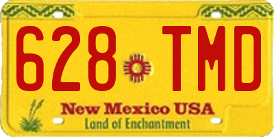 NM license plate 628TMD
