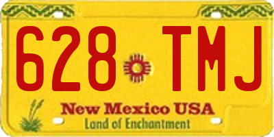 NM license plate 628TMJ