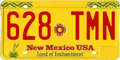 NM license plate 628TMN