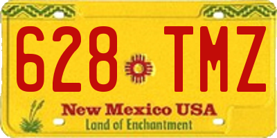 NM license plate 628TMZ