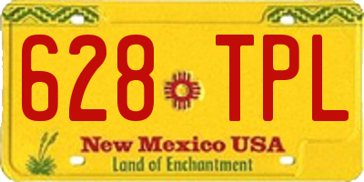 NM license plate 628TPL