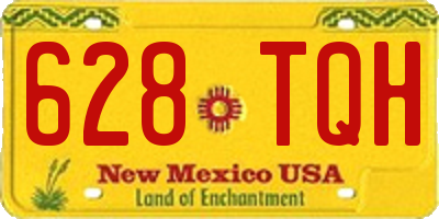 NM license plate 628TQH