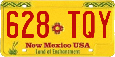 NM license plate 628TQY