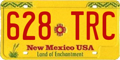 NM license plate 628TRC