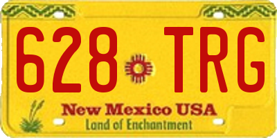 NM license plate 628TRG