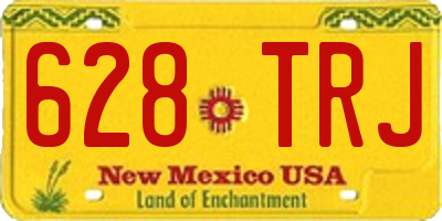 NM license plate 628TRJ