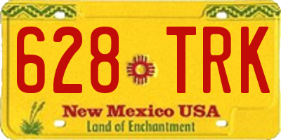 NM license plate 628TRK