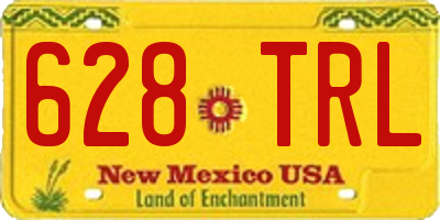 NM license plate 628TRL