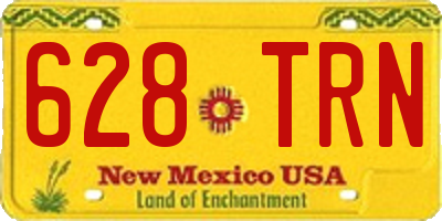 NM license plate 628TRN