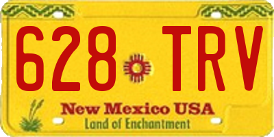 NM license plate 628TRV