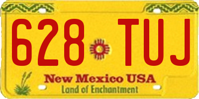 NM license plate 628TUJ