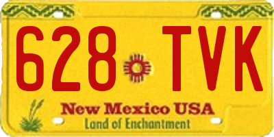 NM license plate 628TVK