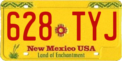 NM license plate 628TYJ