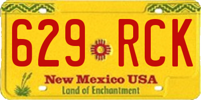 NM license plate 629RCK