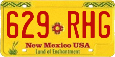 NM license plate 629RHG