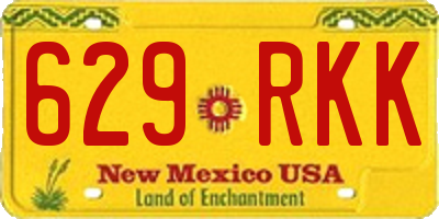 NM license plate 629RKK