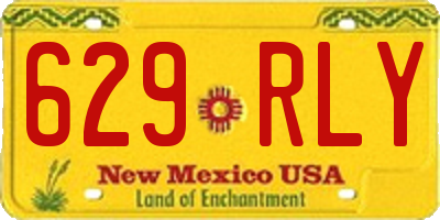 NM license plate 629RLY