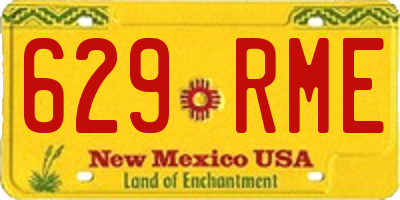 NM license plate 629RME