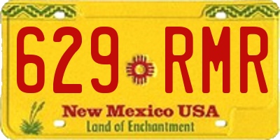 NM license plate 629RMR