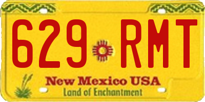 NM license plate 629RMT