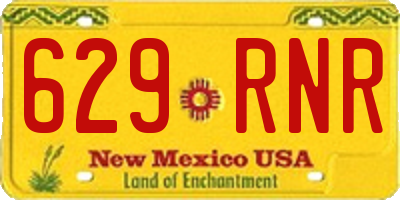 NM license plate 629RNR