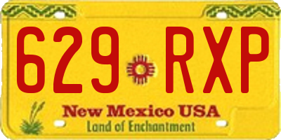 NM license plate 629RXP