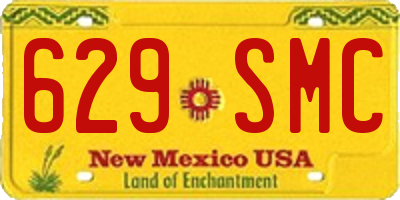 NM license plate 629SMC