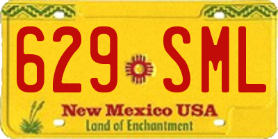 NM license plate 629SML