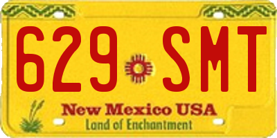 NM license plate 629SMT