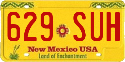 NM license plate 629SUH