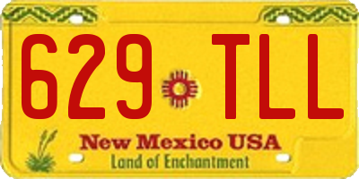 NM license plate 629TLL