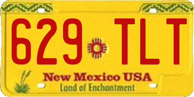 NM license plate 629TLT