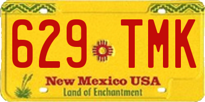 NM license plate 629TMK