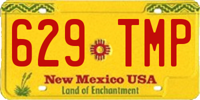 NM license plate 629TMP