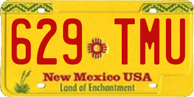 NM license plate 629TMU