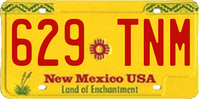 NM license plate 629TNM