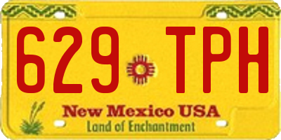NM license plate 629TPH