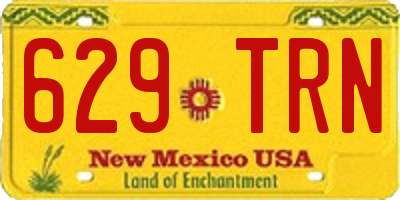NM license plate 629TRN