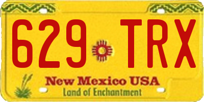 NM license plate 629TRX
