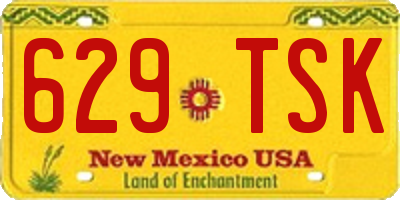 NM license plate 629TSK