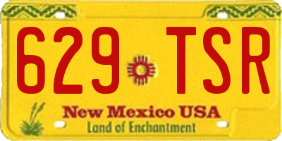 NM license plate 629TSR