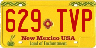 NM license plate 629TVP
