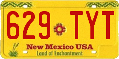 NM license plate 629TYT
